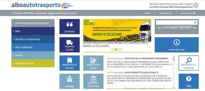 quote albo autotrasporto
