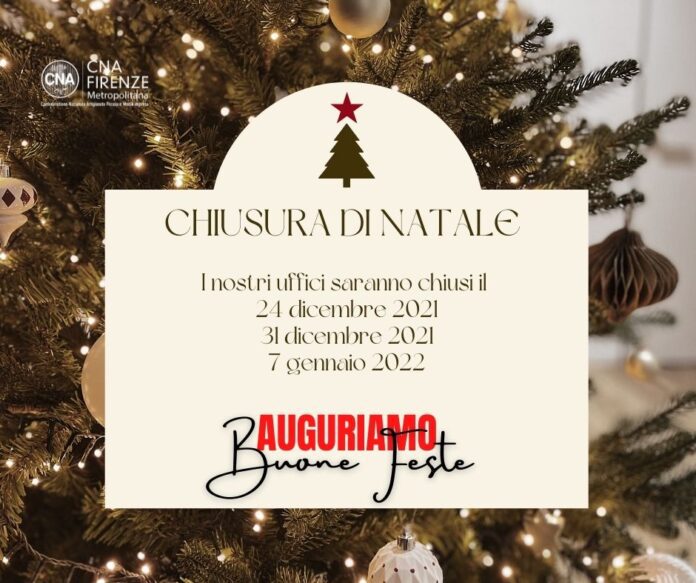 chiusura festività natalizie