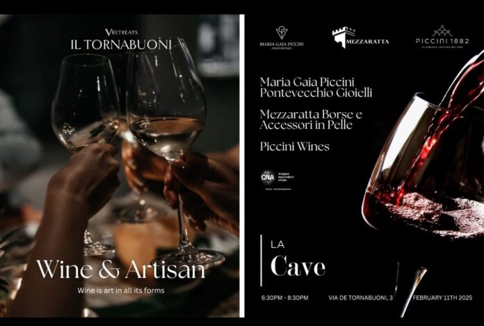 Maria Gaia Piccini Pontevecchio Gioielli, Mezzaratta e Piccini Wines protaginisti Wine & Artisans